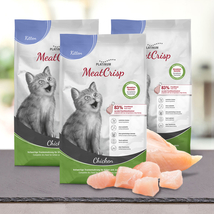 MeatCrisp Kitten Chicken macskaeledel kölyök és fiatal macskáknak 3x1,5 kg