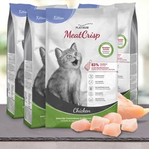 MeatCrisp Kitten Chicken macskaeledel kölyök és fiatal macskáknak 4x3 kg