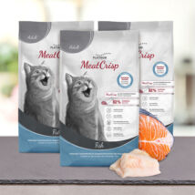 MeatCrisp Adult Fish macskaeledel felnőtt macskáknak 3x1,5 kg