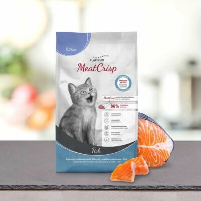 MeatCrisp Kitten Fish macskaeledel kölyök és fiatal macskáknak 1,5 kg