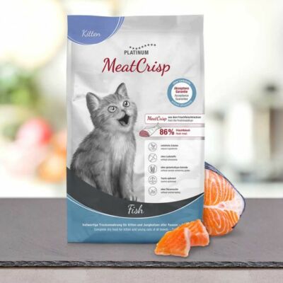 MeatCrisp Kitten Fish macskaeledel kölyök és fiatal macskáknak 3 kg