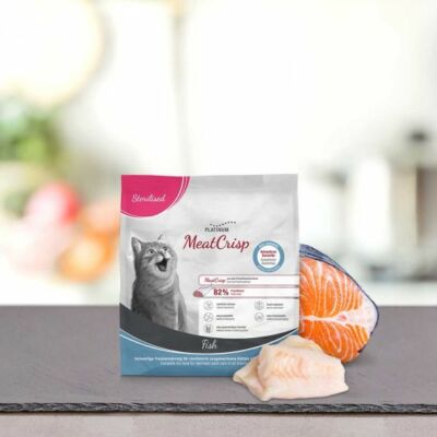 MeatCrisp Sterilised Fish macskaeledel ivartalanított macskáknak 400 gramm